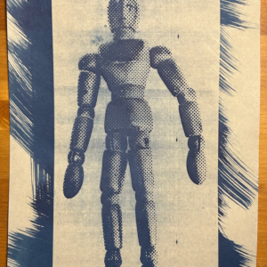 Red Guy Cyanotype (light background)