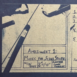 Music For Scene Shops album art (cyanotype)